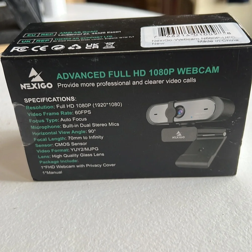 NEXIGO N660P Webcam